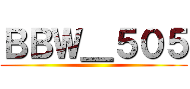 ＢＢＷ＿５０５ ()
