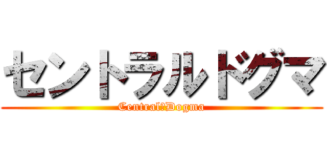 セントラルドグマ (Central　Dogma)