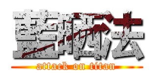 藍晒法 (attack on titan)