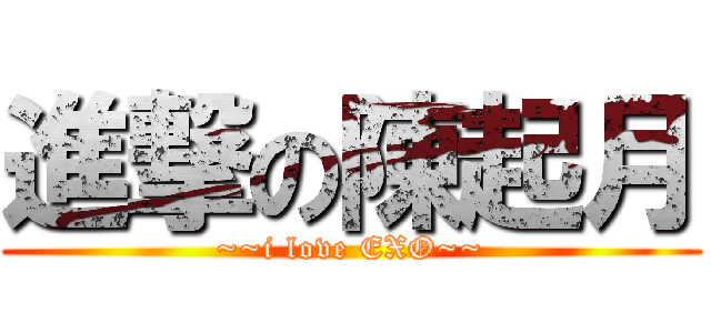 進撃の陳起月 (~~i love EXO~~)