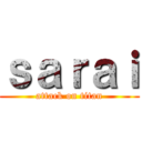ｓａｒａｉ (attack on titan)
