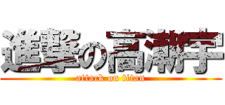 進撃の高潮宇 (attack on titan)