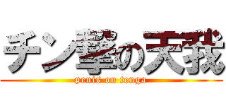 チン撃の天我 (penis on tenga)