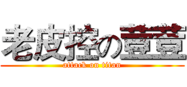 老皮控の荳荳 (attack on titan)