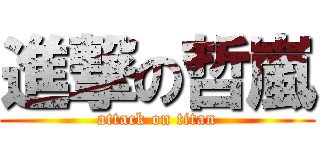 進撃の哲嵐 (attack on titan)