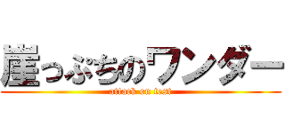 崖っぷちのワンダー (attack on test)