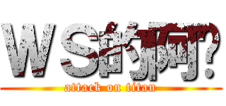 ＷＳ的阿银 (attack on titan)
