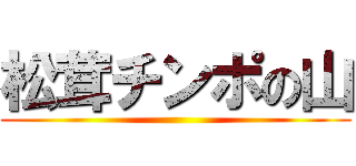 松茸チンポの山 ()