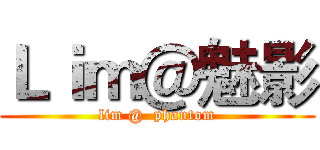 Ｌｉｍ＠魅影 (lim @  phantom)