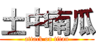 土中南瓜 (attack on titan)