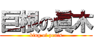 巨根の眞木 (king of penis)