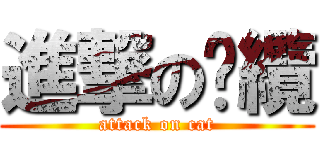 進撃の貓纜 (attack on cat)
