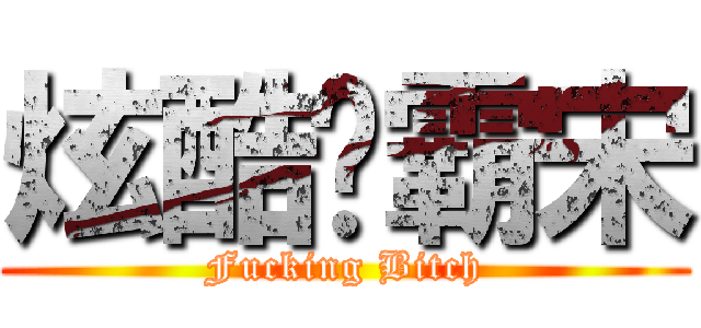 炫酷拽霸宋 (Fucking Bitch)