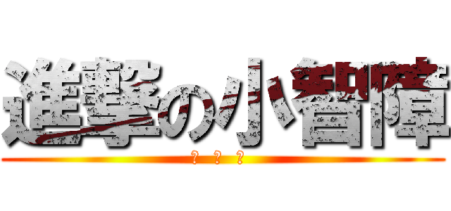 進撃の小智障 (林  世  傑 )