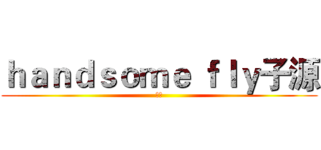 ｈａｎｄｓｏｍｅ ｆｌｙ子源 (子源)