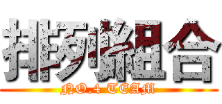 排列組合 (NO.4 TEAM)