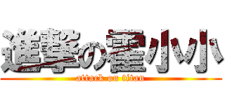 進撃の霍小小 (attack on titan)