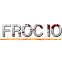 ＦＲＯＣＩＯ (La ricchionata è stata proferita)