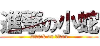 進撃の小蛇 (attack on titan)