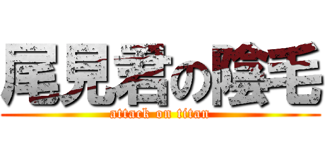 尾見君の陰毛 (attack on titan)