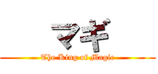    マギ    (The King of Magic)