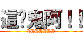 這啥鬼阿！！ (XDDDDDD)