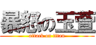 暴怒の玉萱 (attack on titan)