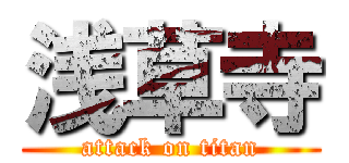 浅草寺 (attack on titan)