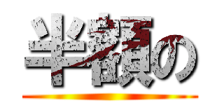 半額の ()