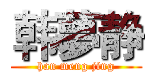韩夢静 (han meng jing)