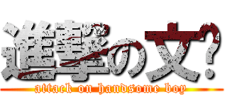 進撃の文雯 (attack on handsome boy)