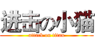 进击の小猫 (attack on titan)
