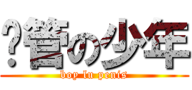 撸管の少年 (boy lu penis)