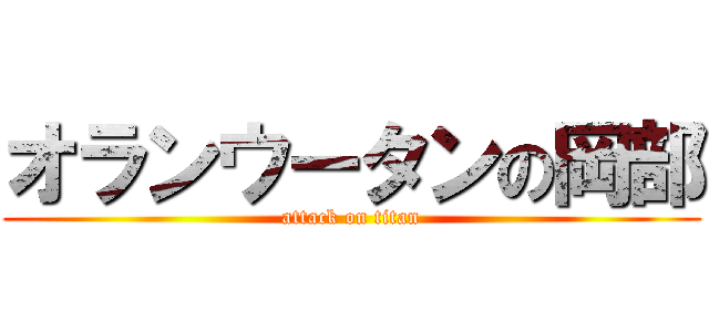 オランウータンの岡部 (attack on titan)