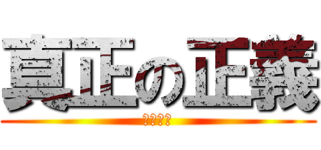 真正の正義 (需要力量)