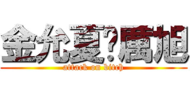 金允夏♥厲旭 (attack on bitch)
