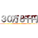 ３０万８千円 (attack on titan)