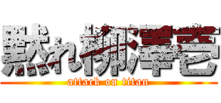 黙れ柳澤壱 (attack on titan)