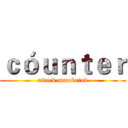 ｃóｕｎｔｅｒ (attack-mænkaind)