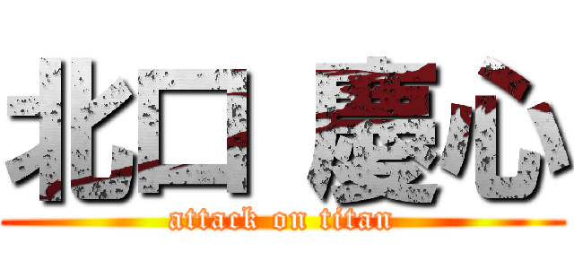 北口 慶心 (attack on titan)