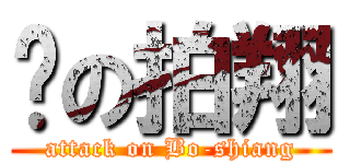 夯の拍翔 (attack on Bo-shiang)