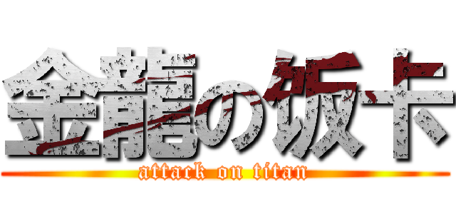 金龍の饭卡 (attack on titan)