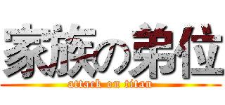 家族の弟位 (attack on titan)