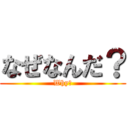 なぜなんだ？ (Why？)