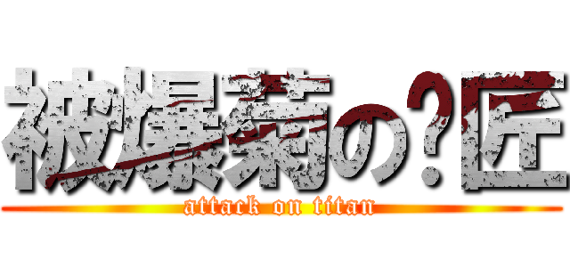 被爆菊の师匠 (attack on titan)