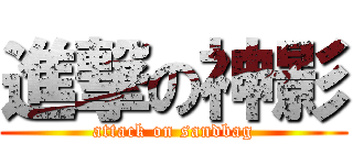 進撃の神影 (attack on sandbag)