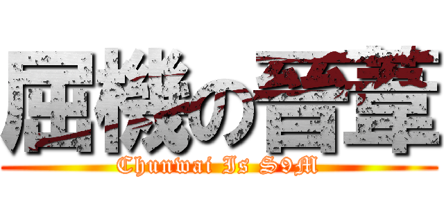 屈機の晉葦 (Chunwai Is S9M)