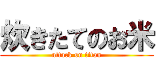 炊きたてのお米 (attack on titan)