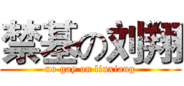 禁基の刘翔 (no gay on liuxiang)