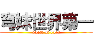 穹妹世界第一 (attack on titan)